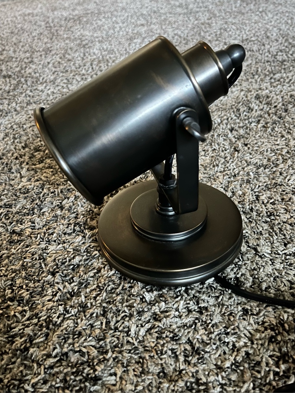 Pottery Barn photographers task lamp, table lamp Brushed bronze color